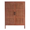 Honeybloom Wood Rattan Door Cabinet 1 Honeybloom Wood Rattan Door Cabinet -Accent Furniture Shop honeybloom wood rattan door cabinet