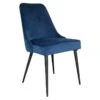 Indigo Blue Velvet Dining Chair 2 Indigo Blue Velvet Dining Chair -Accent Furniture Shop indigo blue velvet dining chair