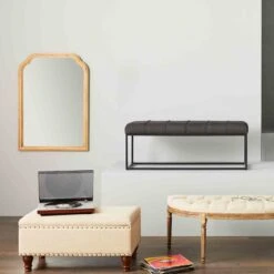 Jasmine Linen Storage Ottoman, Natural 7 Jasmine Linen Storage Ottoman, Natural -Accent Furniture Shop jasmine linen storage ottoman natural 2