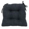 Jasper Black Chair Pad -Accent Furniture Shop jasper black chair pad