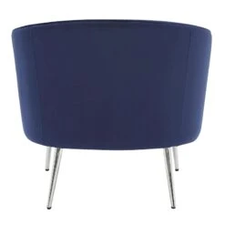 Laila Ali Avani Blue Velvet Accent Chair -Accent Furniture Shop laila ali avani blue velvet accent chair 5