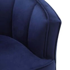 Laila Ali Avani Blue Velvet Accent Chair -Accent Furniture Shop laila ali avani blue velvet accent chair 6