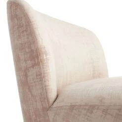 Laila Ali Caila Taupe Velvet Swivel Chair -Accent Furniture Shop laila ali caila taupe velvet swivel chair 3