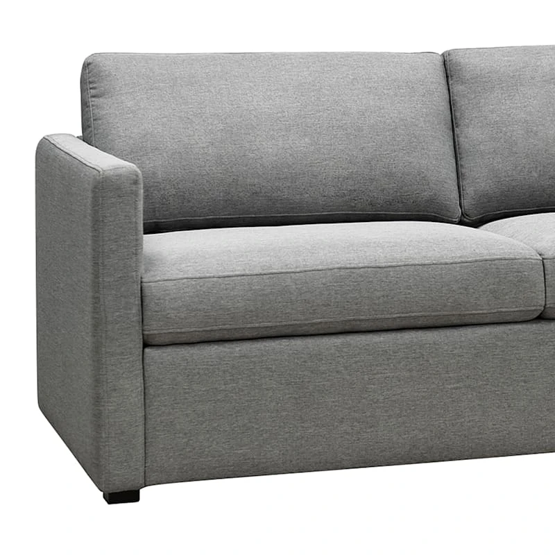 Laila Ali Harlowe Track Arm Sofa Grey 6 Laila Ali Harlowe Track Arm Sofa Grey - Image 4