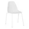 Lily White Dining Chair With Metal Legs -Accent Furniture Shop lily white dining chair with metal legs
