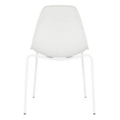 Lily White Dining Chair With Metal Legs -Accent Furniture Shop lily white dining chair with metal legs 3