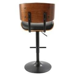 Lombardi Adjustable Faux Leather Barstool -Accent Furniture Shop lombardi adjustable faux leather barstool 3