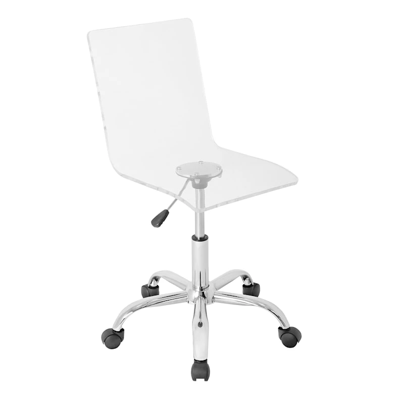 Lucy Clear Acrylic Office Chair 3 Lucy Clear Acrylic Office Chair