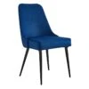 Mereen Indigo Velvet Dining Chair 2 Mereen Indigo Velvet Dining Chair -Accent Furniture Shop mereen indigo velvet dining chair