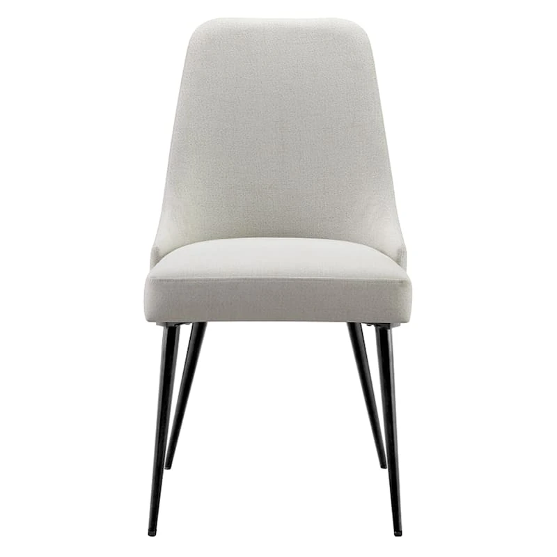 Mereen Ivory Upholstered Dining Chair 4 Mereen Ivory Upholstered Dining Chair - Image 2