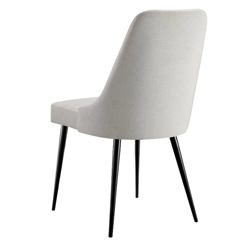 Mereen Ivory Upholstered Dining Chair 5 Mereen Ivory Upholstered Dining Chair - Image 3