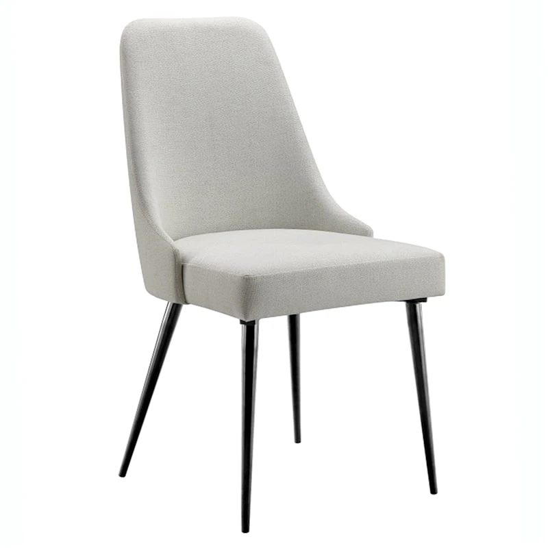 Mereen Ivory Upholstered Dining Chair 3 Mereen Ivory Upholstered Dining Chair