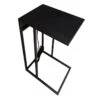 Metal C-Table With Usb Port, Black -Accent Furniture Shop metal c table with usb port black