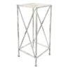 Metal Plant Stand With Wood Top Grey, Medium -Accent Furniture Shop metal plant stand with wood top grey medium