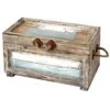 Nantucket Weathered Wood Decorative Storage Trunk, Small -Accent Furniture Shop nantucket weathered wood decorative storage trunk small
