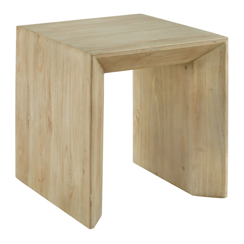 Natural Wood Concave Plant Stand 3 Natural Wood Concave Plant Stand