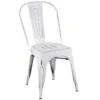 Oregon Vintage White Metal Dining Chair 1 Oregon Vintage White Metal Dining Chair -Accent Furniture Shop oregon vintage white metal dining chair