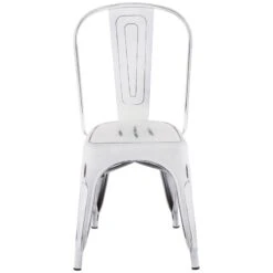 Oregon Vintage White Metal Dining Chair 10 Oregon Vintage White Metal Dining Chair -Accent Furniture Shop oregon vintage white metal dining chair 2