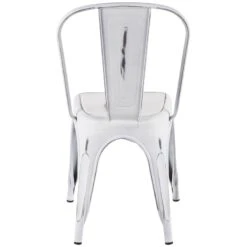 Oregon Vintage White Metal Dining Chair 12 Oregon Vintage White Metal Dining Chair -Accent Furniture Shop oregon vintage white metal dining chair 4