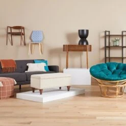 Papasan Bowl Chair -Accent Furniture Shop papasan bowl chair 4