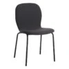 Preston Stackable Dining Chair, Charcoal -Accent Furniture Shop preston stackable dining chair charcoal
