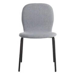 Preston Stackable Dining Chair, Light Grey 9 Preston Stackable Dining Chair, Light Grey -Accent Furniture Shop preston stackable dining chair light grey 2
