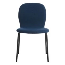Preston Stackable Dining Chair, Navy Blue -Accent Furniture Shop preston stackable dining chair navy blue 2