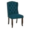 Providence Aahmad Winged Dining Chair, Azure -Accent Furniture Shop providence aahmad winged dining chair azure