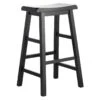 Providence Black Saddle Backless Barstool, 29" -Accent Furniture Shop providence black saddle backless barstool 29