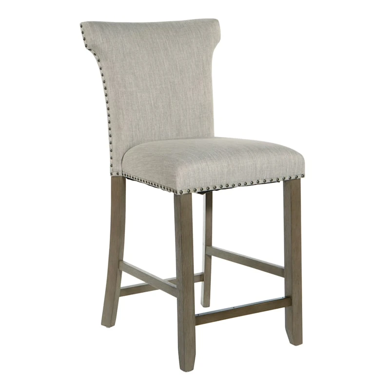 Providence Brittany Upholstered Counter Stool With Grommets 3 Providence Brittany Upholstered Counter Stool With Grommets