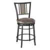 Providence Celine Grey Swivel Counter Stool, 24" -Accent Furniture Shop providence celine grey swivel counter stool 24
