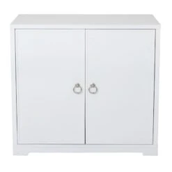 Providence Clara White 2-Door Cabinet -Accent Furniture Shop providence clara white 2 door cabinet 1