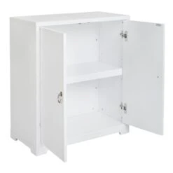 Providence Clara White 2-Door Cabinet -Accent Furniture Shop providence clara white 2 door cabinet 2