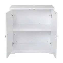 Providence Clara White 2-Door Cabinet -Accent Furniture Shop providence clara white 2 door cabinet 3