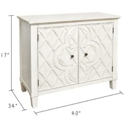 Providence Coventry White Cross Cabinet -Accent Furniture Shop providence coventry white cross cabinet 4