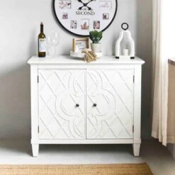 Providence Coventry White Cross Cabinet -Accent Furniture Shop providence coventry white cross cabinet 6
