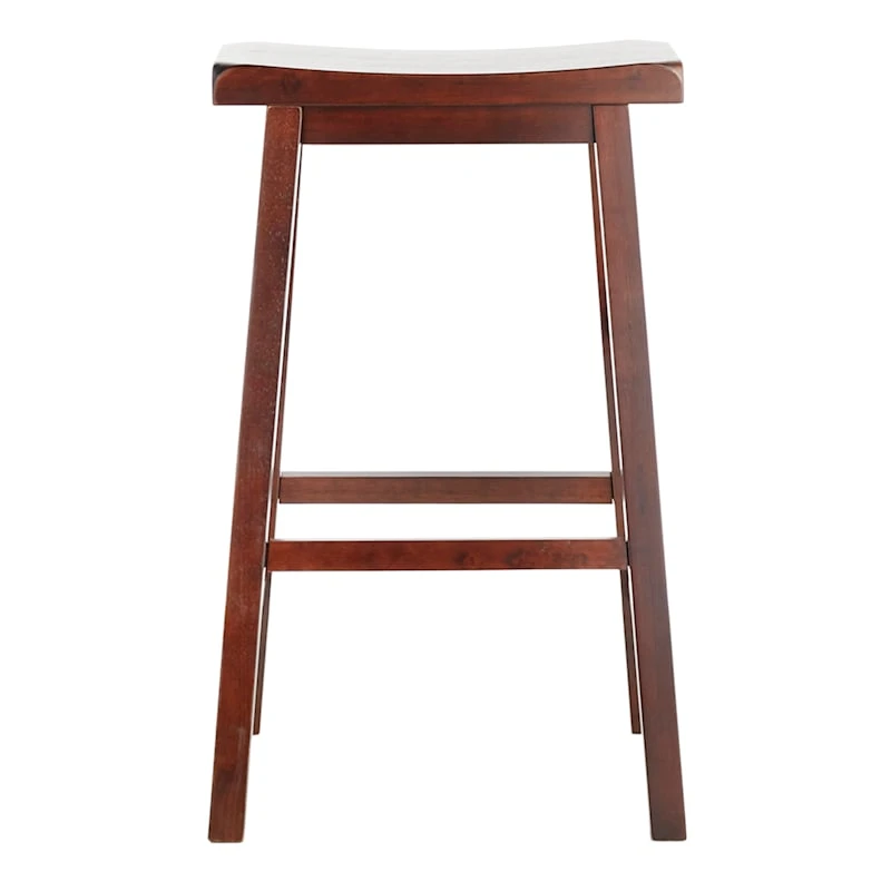 Providence Dark Walnut Saddle Stool, 29" 4 Providence Dark Walnut Saddle Stool, 29" - Image 2
