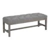 Providence Ferdinand Bench, Grey -Accent Furniture Shop providence ferdinand bench grey