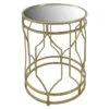 Providence Gold Quatrefoil Table With Mirror-Top, Large 1 Providence Gold Quatrefoil Table With Mirror-Top, Large -Accent Furniture Shop providence gold quatrefoil table with mirror top large