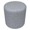Providence Greta Greek Key Ottoman, Grey -Accent Furniture Shop providence greta greek key ottoman grey