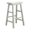 Providence Grey Saddle Backless Barstool, 29" -Accent Furniture Shop providence grey saddle backless barstool 29