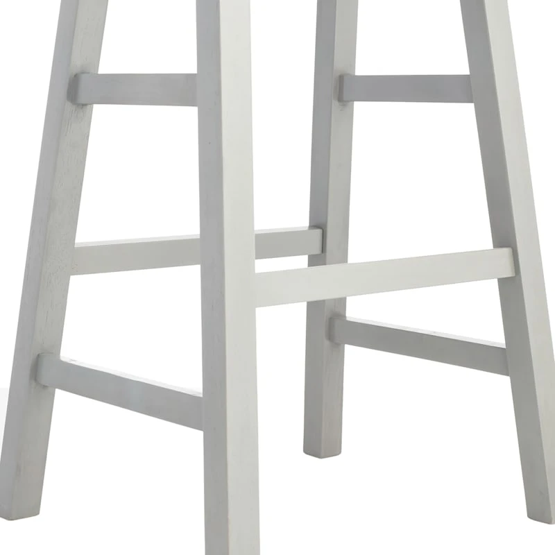 Providence Grey Saddle Backless Barstool, 29" 6 Providence Grey Saddle Backless Barstool, 29" - Image 4