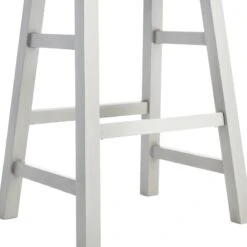 Providence Grey Saddle Backless Counter Stool, 24" -Accent Furniture Shop providence grey saddle backless counter stool 24 3