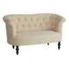 Providence Juliette Tufted Back Loveseat, Ivory -Accent Furniture Shop providence juliette tufted back loveseat ivory