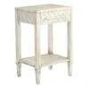 Providence Kate 1-Drawer 1-Shelf Parquet Wood Side Table 1 Providence Kate 1-Drawer 1-Shelf Parquet Wood Side Table -Accent Furniture Shop providence kate 1 drawer 1 shelf parquet wood side table