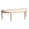Providence Lourdes Tufted Curved Bench, Neutral -Accent Furniture Shop providence lourdes tufted curved bench neutral