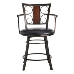 Providence Naomi Counter Stool, Brown 9 Providence Naomi Counter Stool, Brown -Accent Furniture Shop providence naomi counter stool brown 2