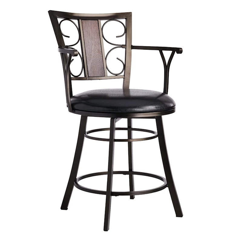 Providence Naomi Counter Stool, Brown 3 Providence Naomi Counter Stool, Brown