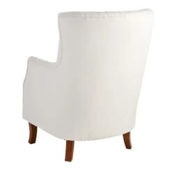 Providence Norfolk White Tufted Accent Chair -Accent Furniture Shop providence norfolk white tufted accent chair 2