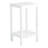 Providence Pratt White Square Accent Table, 25" -Accent Furniture Shop providence pratt white square accent table 25